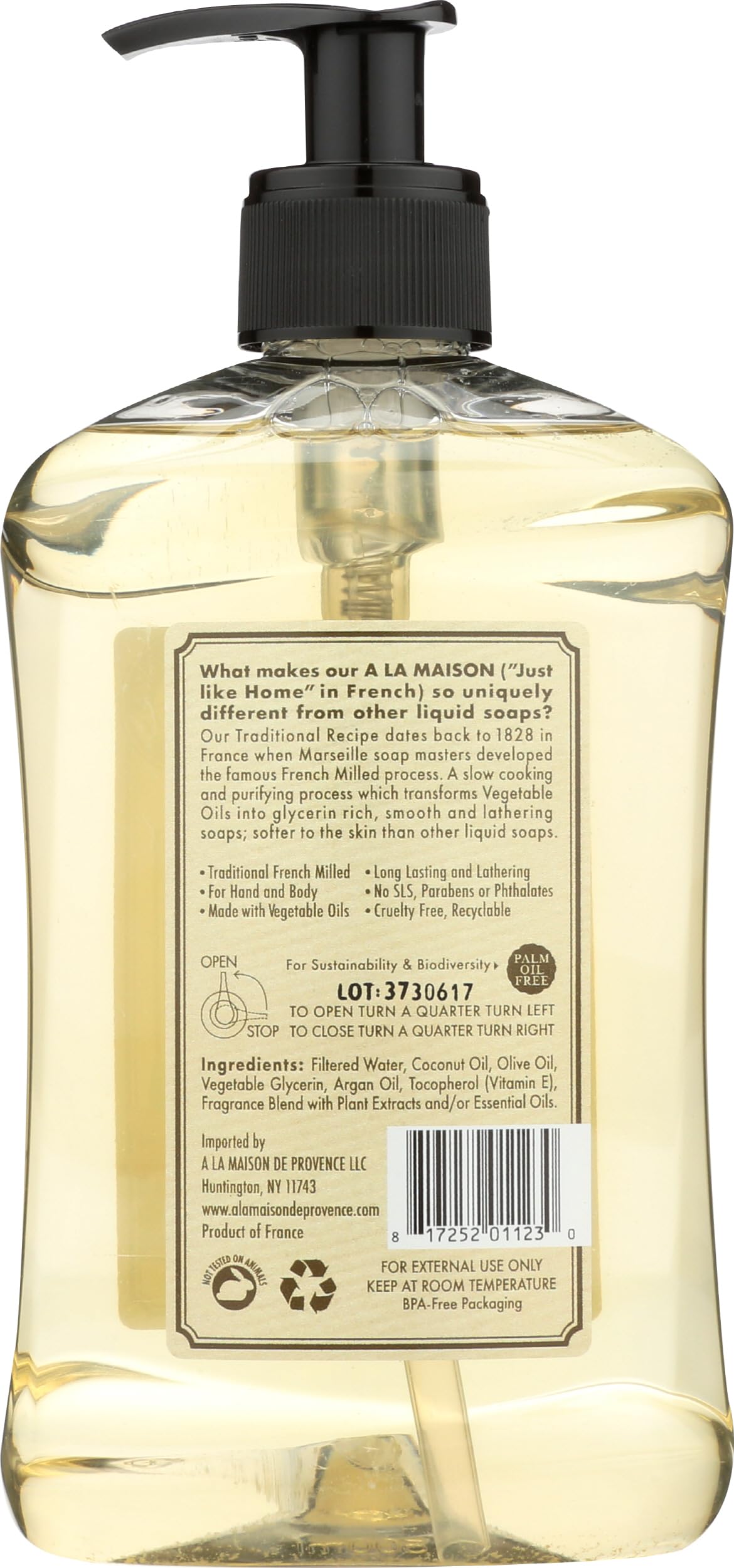 Amazon.com : A LA MAISON Liquid Soap, Sweet Almond, 16.89 Fluid
